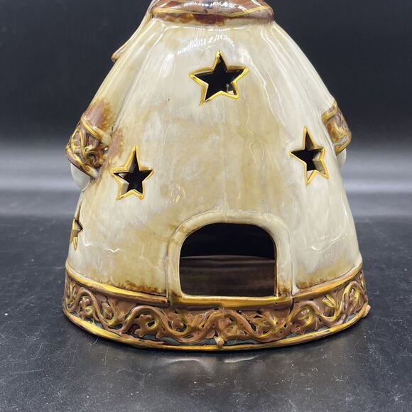 Kirkland's Home Snowman 9.25" Votive Candle Holder tealight christmas winter - Picture 6 of 9